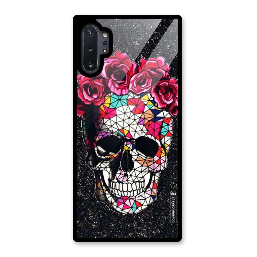 Pretty Dead Face Glass Back Case for Galaxy Note 10 Plus
