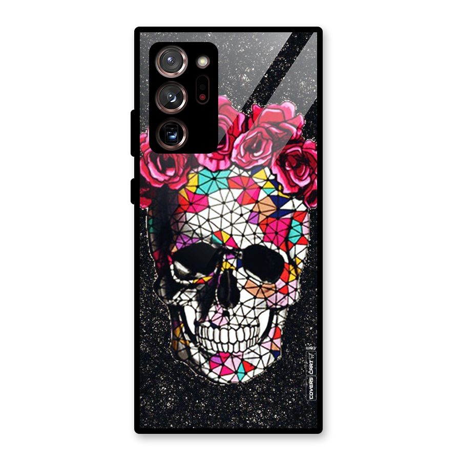 Pretty Dead Face Glass Back Case for Galaxy Note 20 Ultra