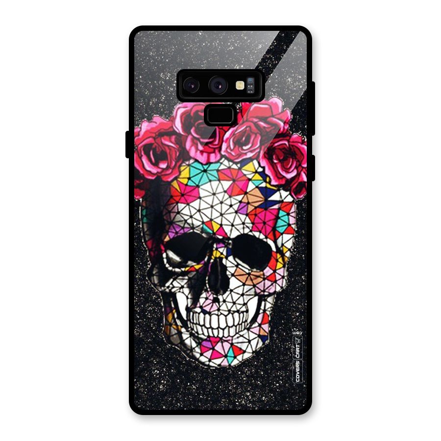 Pretty Dead Face Glass Back Case for Galaxy Note 9