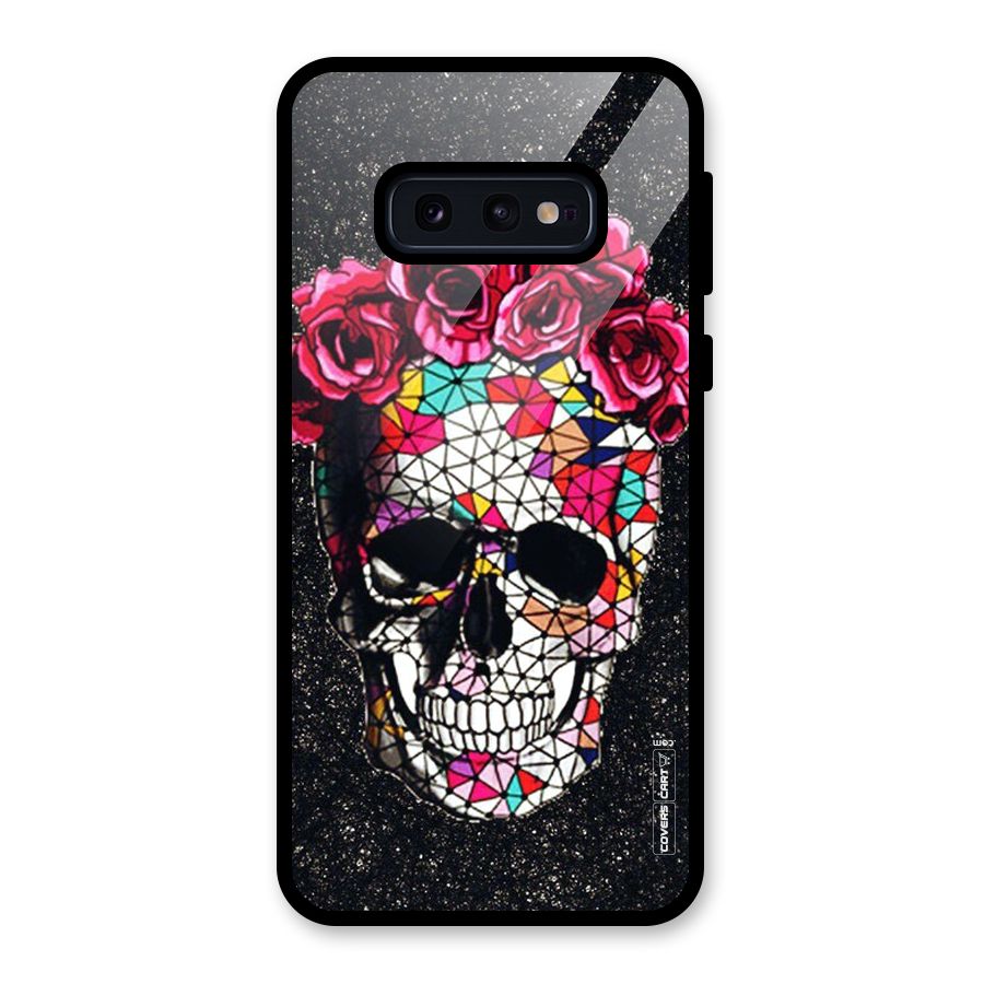 Pretty Dead Face Glass Back Case for Galaxy S10e
