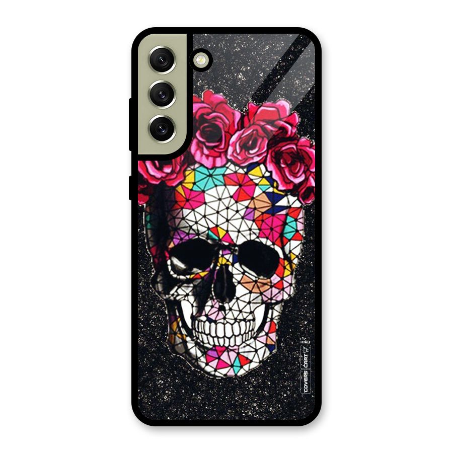 Pretty Dead Face Glass Back Case for Galaxy S21 FE 5G