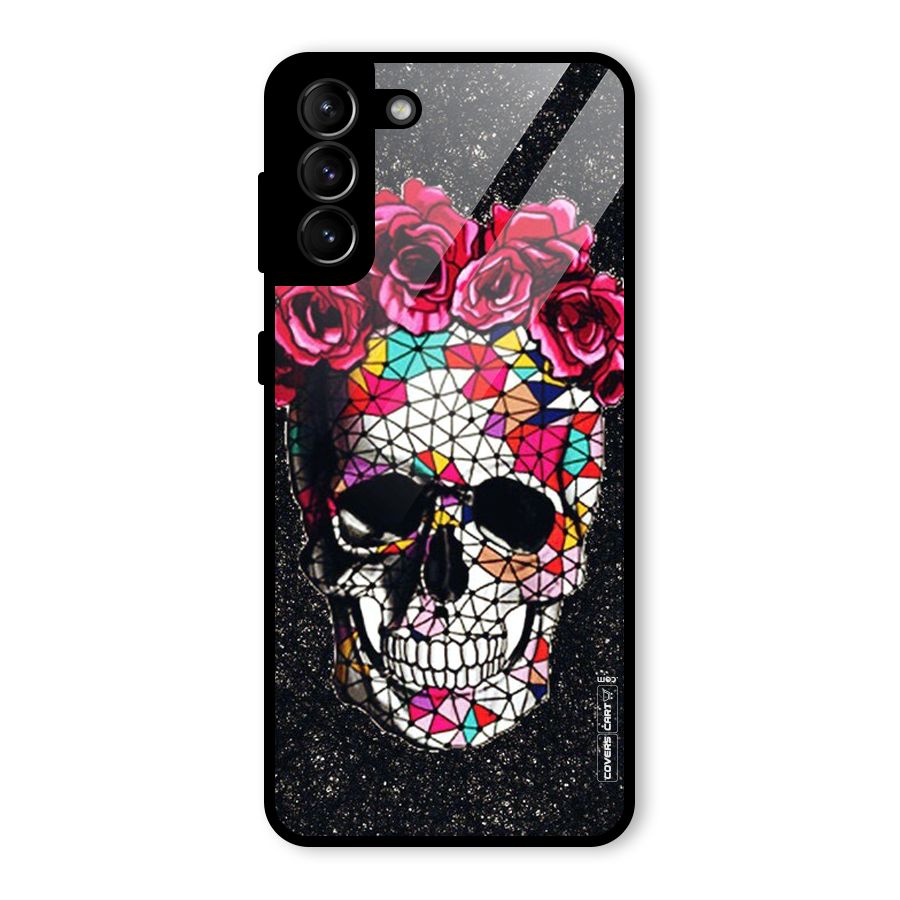 Pretty Dead Face Glass Back Case for Galaxy S21 Plus