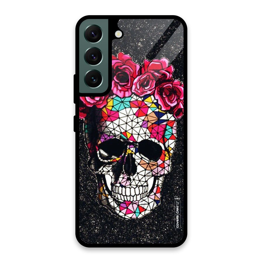 Pretty Dead Face Glass Back Case for Galaxy S22 5G