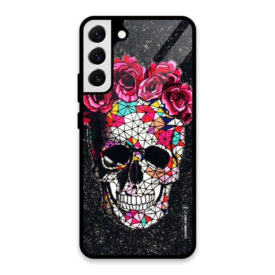 Pretty Dead Face Glass Back Case for Galaxy S22 Plus 5G