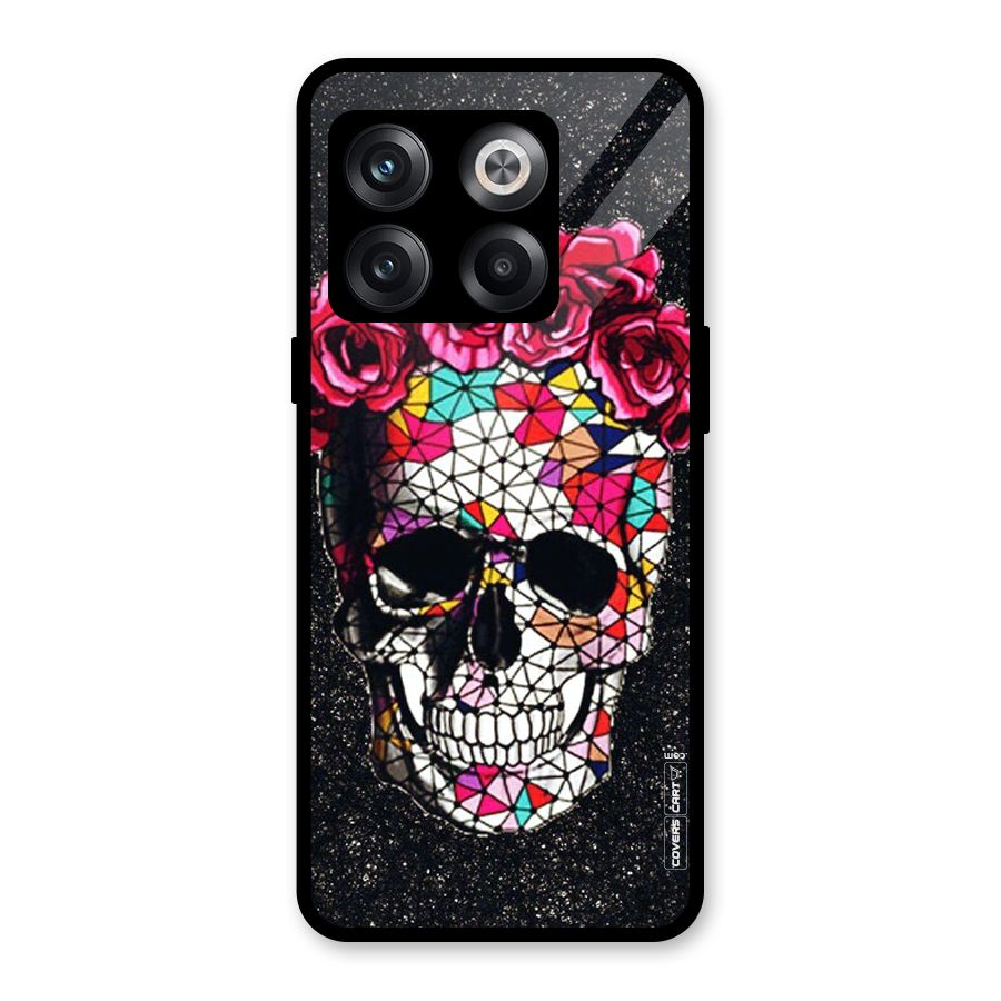 Pretty Dead Face Glass Back Case for OnePlus 10T