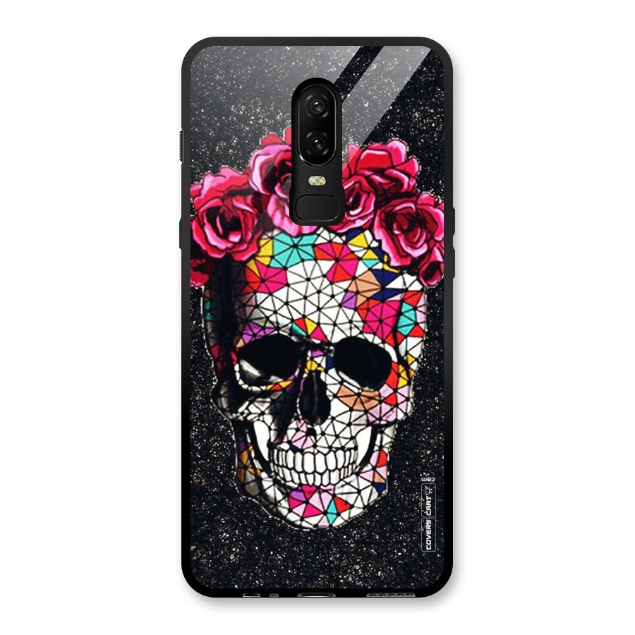 Pretty Dead Face Glass Back Case for OnePlus 6