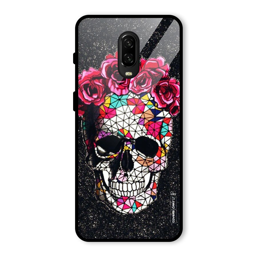 Pretty Dead Face Glass Back Case for OnePlus 6T