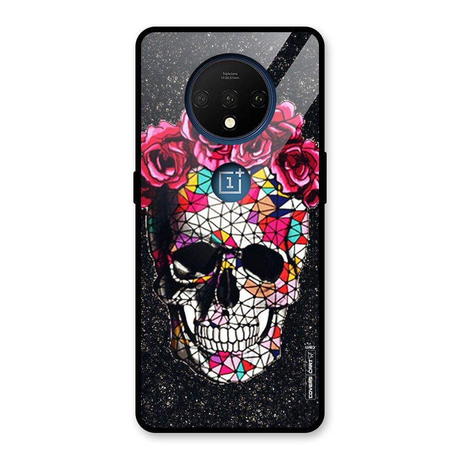 Pretty Dead Face Glass Back Case for OnePlus 7T