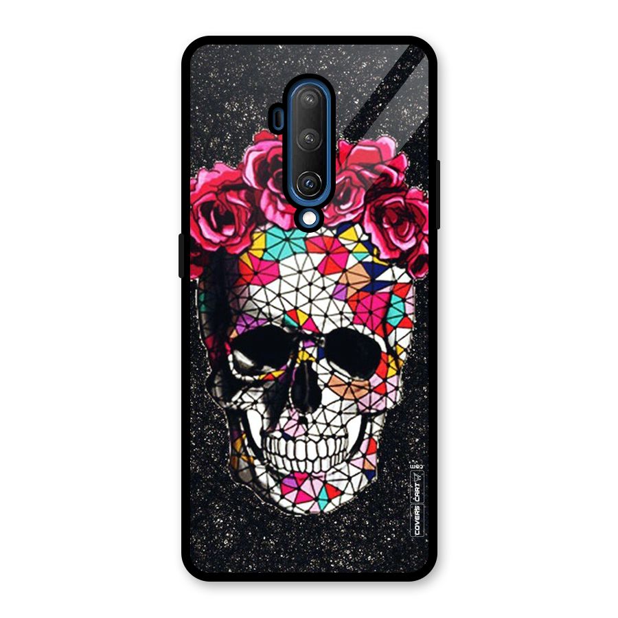 Pretty Dead Face Glass Back Case for OnePlus 7T Pro