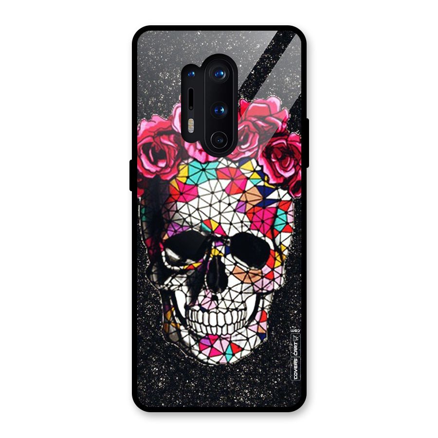 Pretty Dead Face Glass Back Case for OnePlus 8 Pro