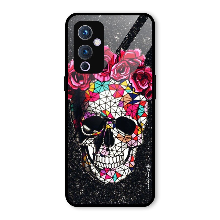 Pretty Dead Face Glass Back Case for OnePlus 9