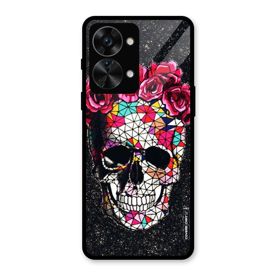 Pretty Dead Face Glass Back Case for OnePlus Nord 2T