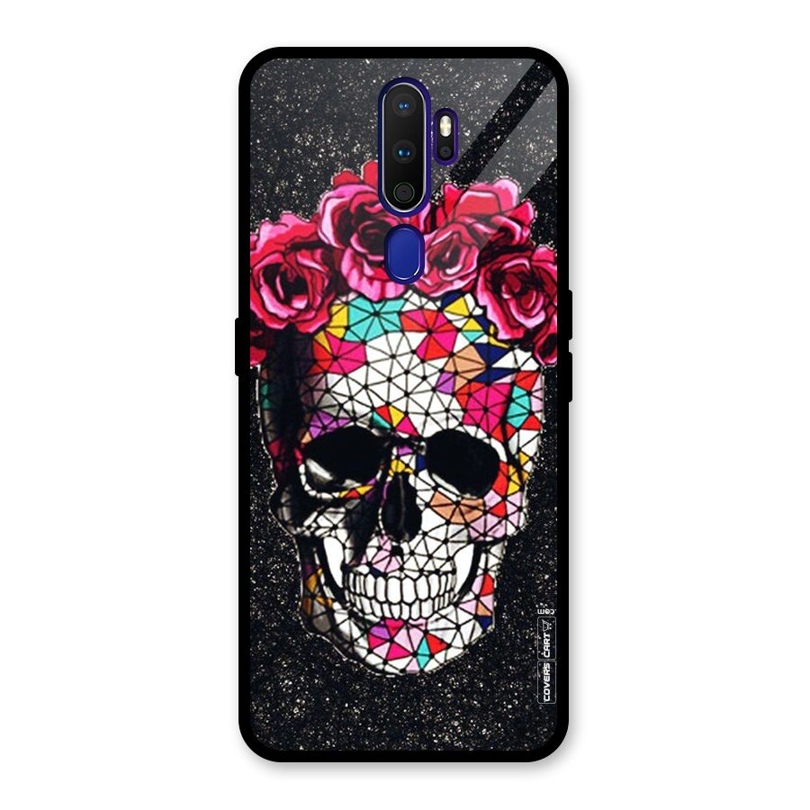 Pretty Dead Face Glass Back Case for Oppo A9 (2020)