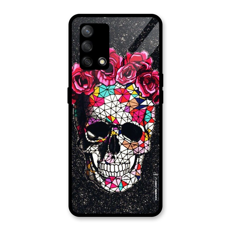 Pretty Dead Face Glass Back Case for Oppo F19