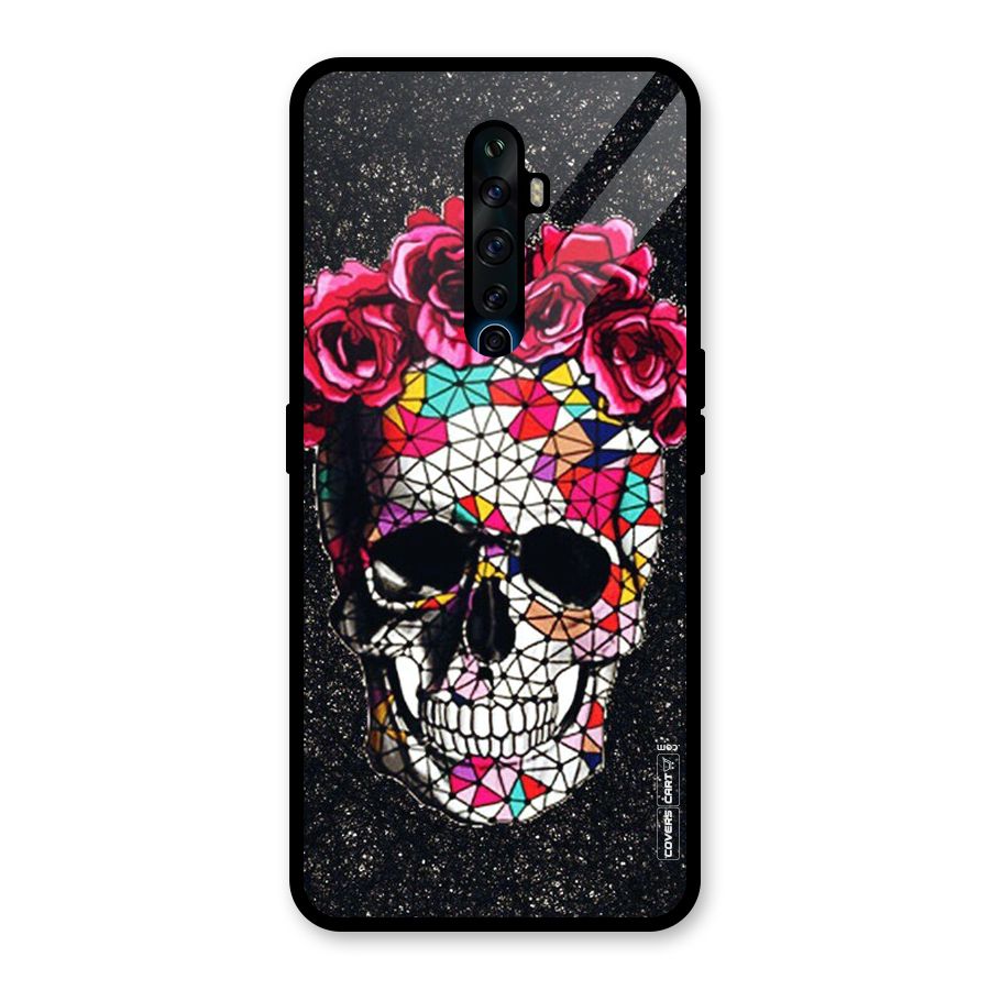 Pretty Dead Face Glass Back Case for Oppo Reno2 Z