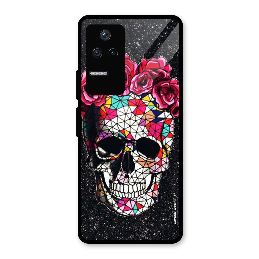 Pretty Dead Face Glass Back Case for Poco F4 5G