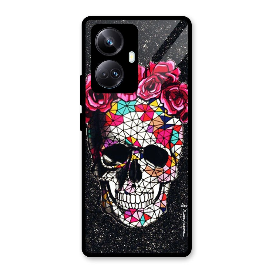 Pretty Dead Face Glass Back Case for Realme 10 Pro Plus