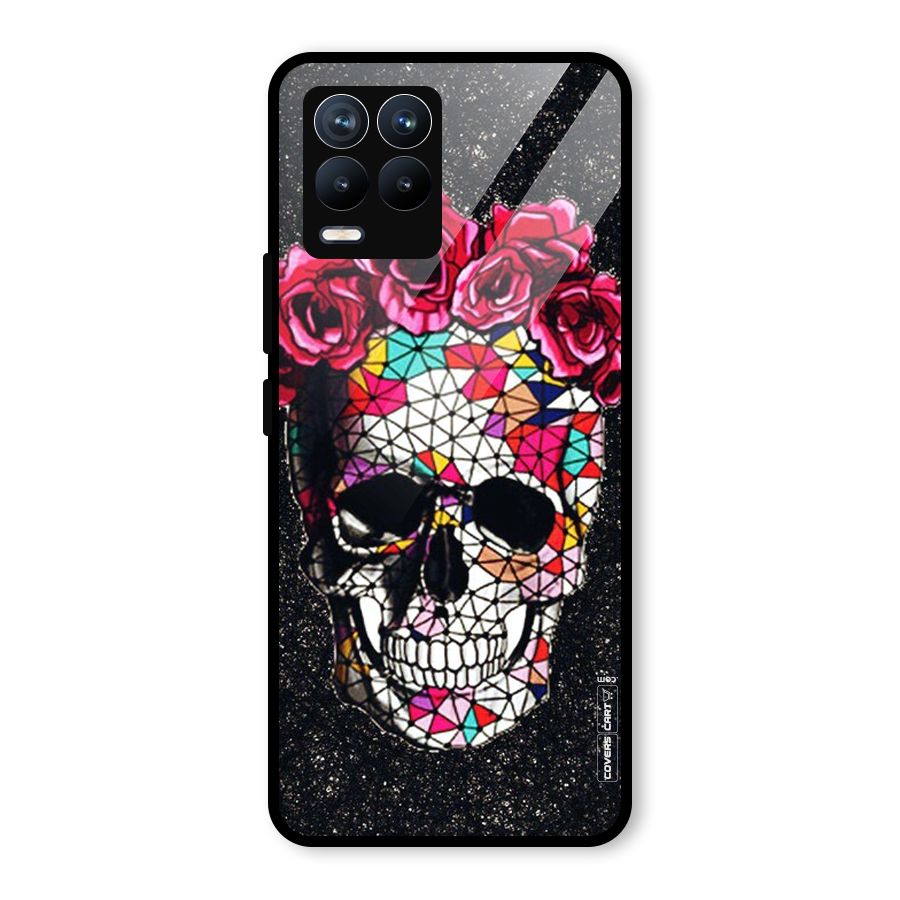 Pretty Dead Face Glass Back Case for Realme 8 Pro
