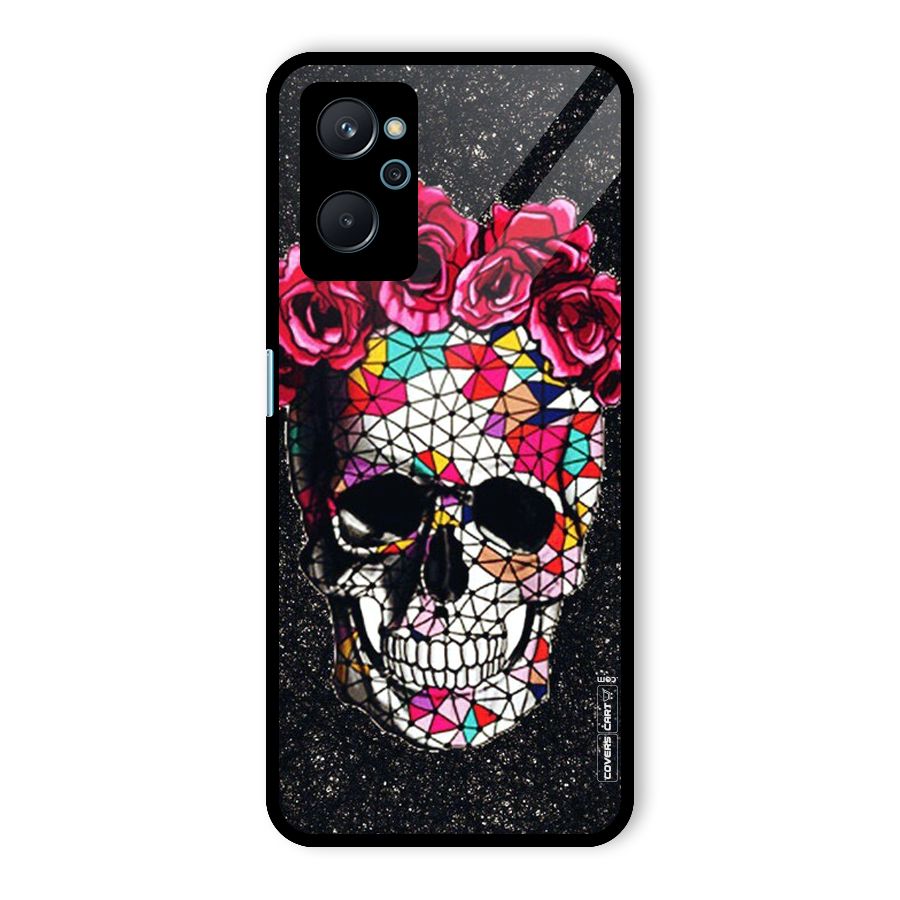 Pretty Dead Face Glass Back Case for Realme 9i
