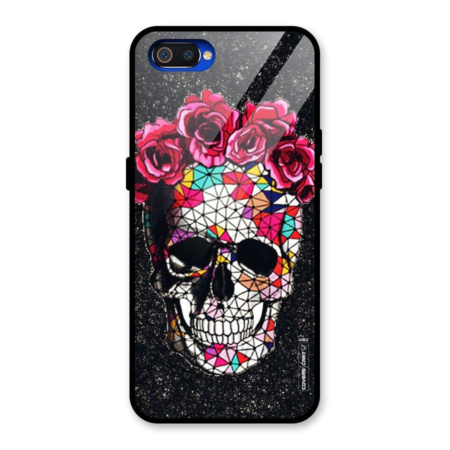 Pretty Dead Face Glass Back Case for Realme C2