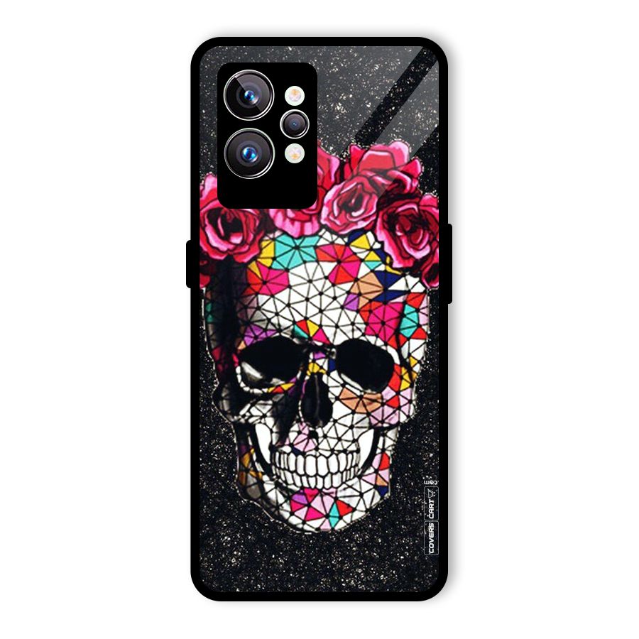 Pretty Dead Face Glass Back Case for Realme GT2 Pro