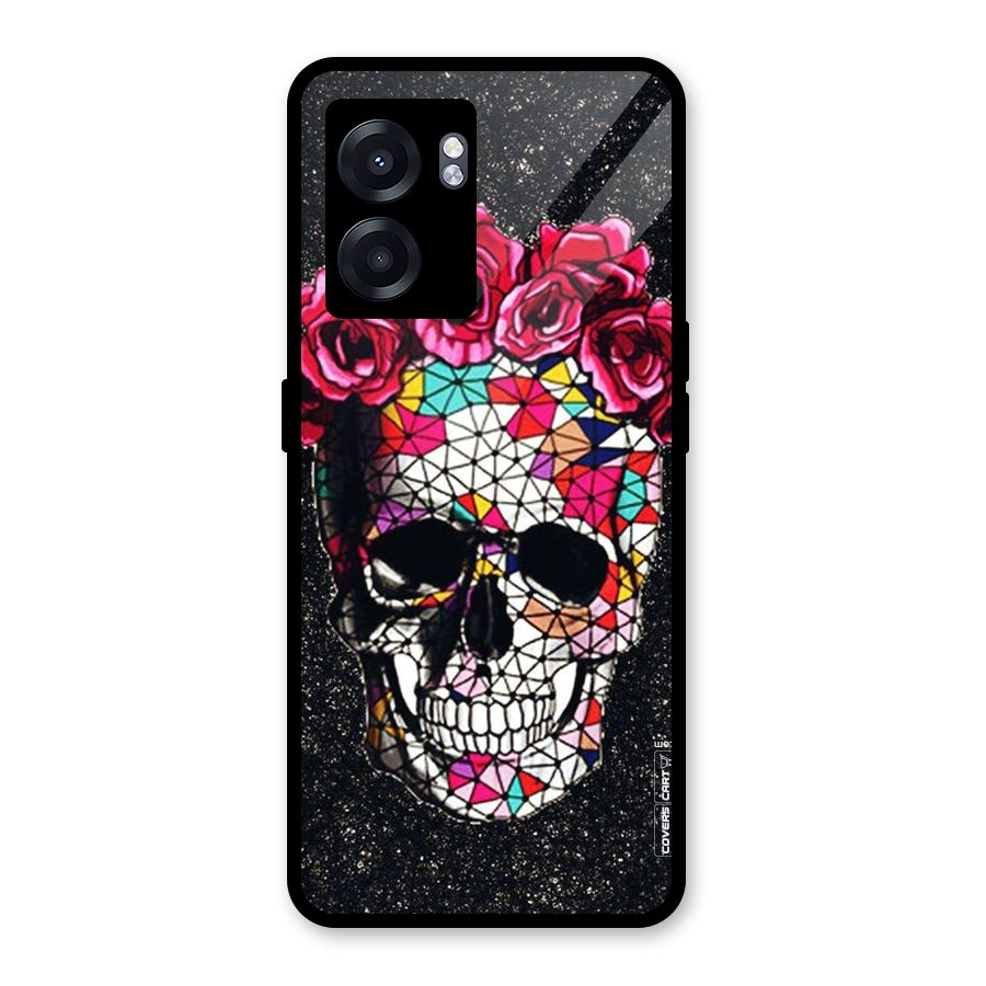 Pretty Dead Face Glass Back Case for Realme Narzo 50 5G