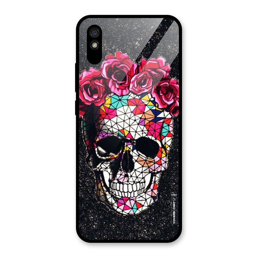 Pretty Dead Face Glass Back Case for Redmi 9i