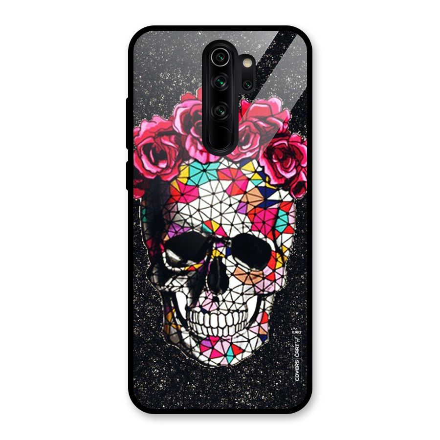 Pretty Dead Face Glass Back Case for Redmi Note 8 Pro