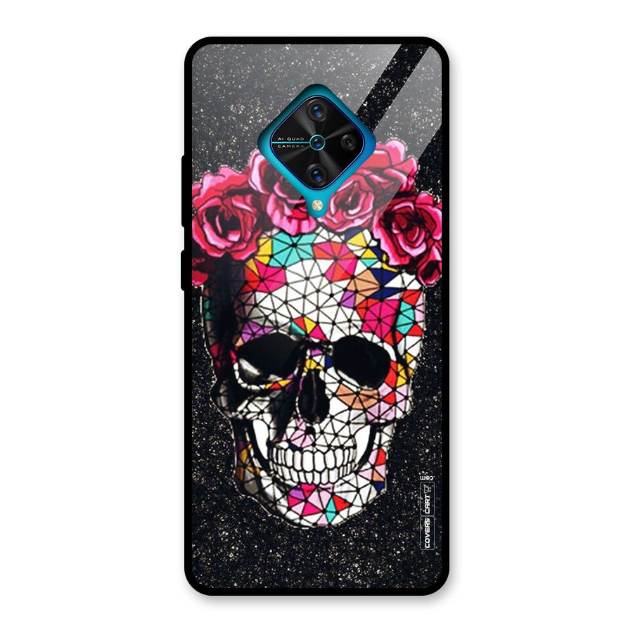 Pretty Dead Face Glass Back Case for Vivo S1 Pro