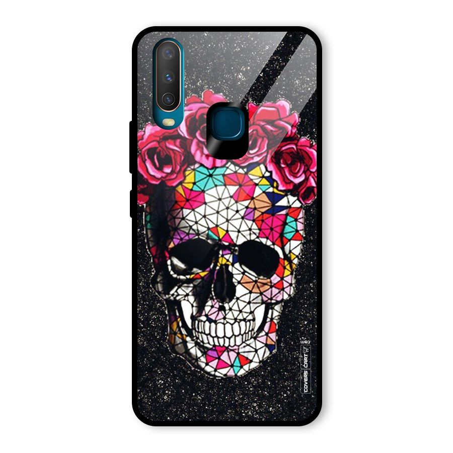 Pretty Dead Face Glass Back Case for Vivo U10
