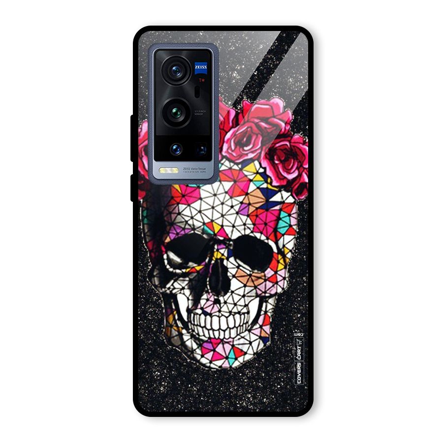 Pretty Dead Face Glass Back Case for Vivo X60 Pro Plus