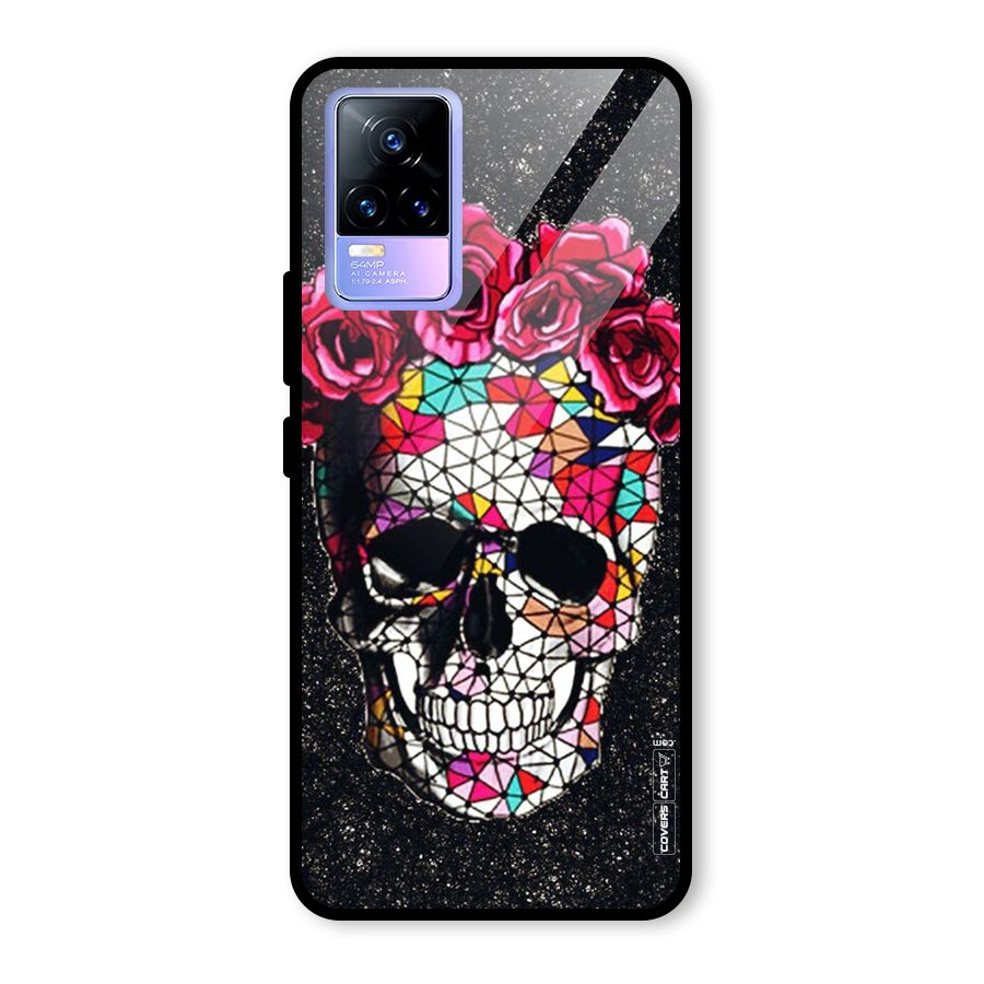 Pretty Dead Face Glass Back Case for Vivo Y73