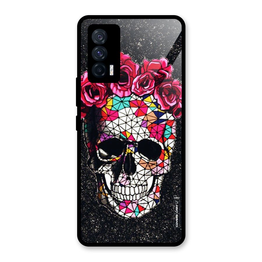 Pretty Dead Face Glass Back Case for Vivo iQOO 7 5G