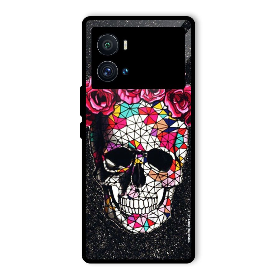 Pretty Dead Face Glass Back Case for Vivo iQOO 9 Pro