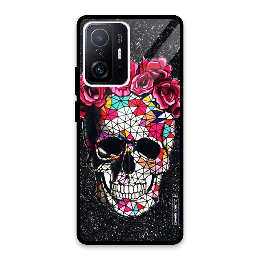 Pretty Dead Face Glass Back Case for Xiaomi 11T Pro