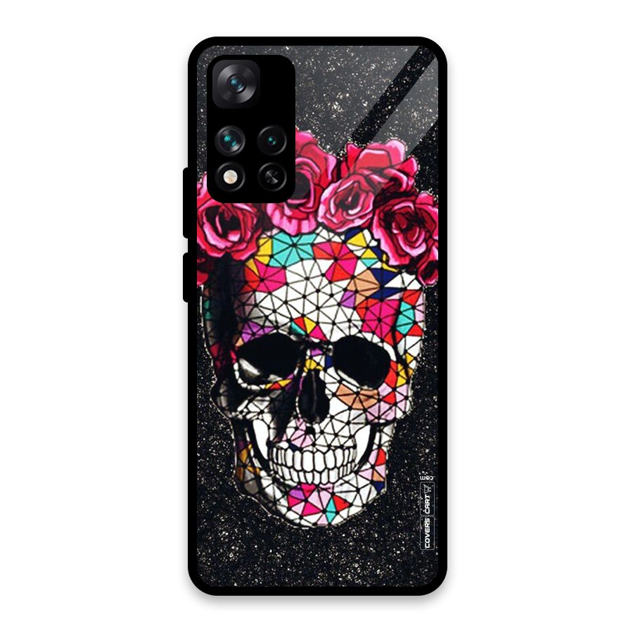 Pretty Dead Face Glass Back Case for Xiaomi 11i HyperCharge 5G