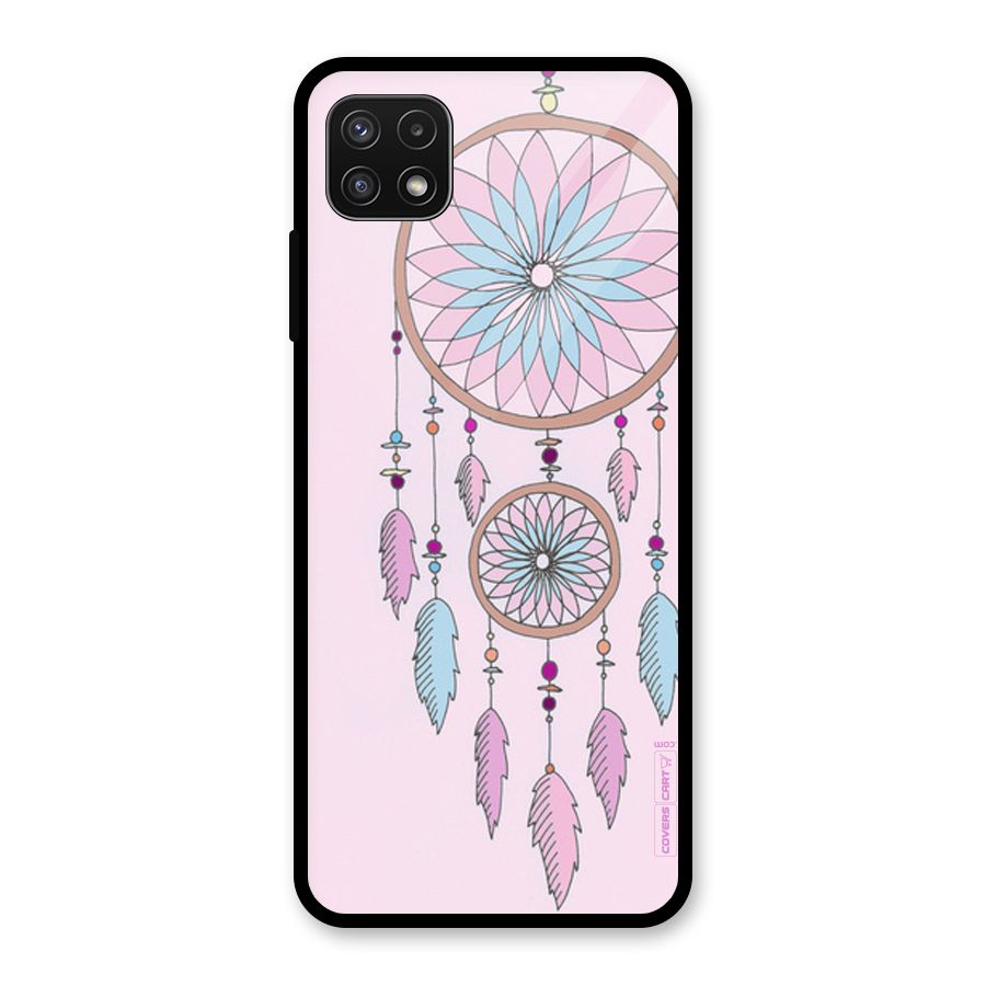 Pretty Dream Catcher Glass Back Case for Galaxy A22 5G