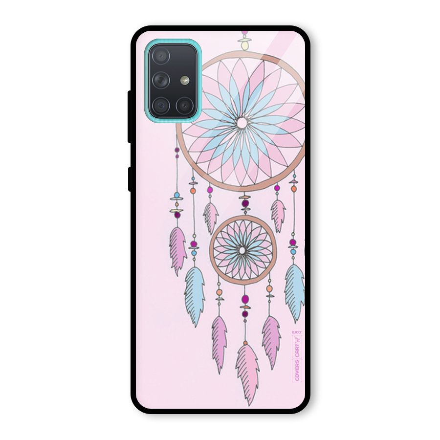 Pretty Dream Catcher Glass Back Case for Galaxy A71