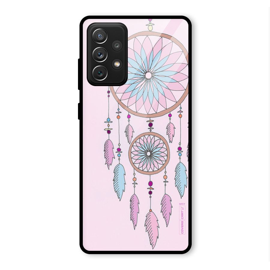Pretty Dream Catcher Glass Back Case for Galaxy A72
