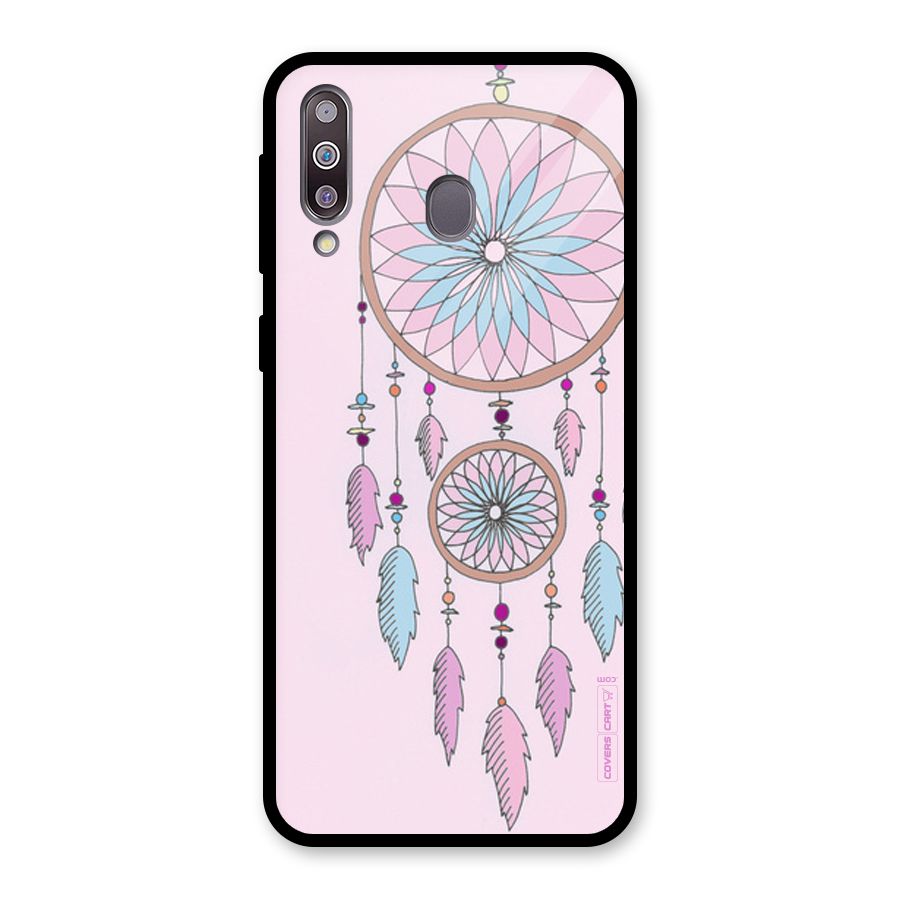Pretty Dream Catcher Glass Back Case for Galaxy M30