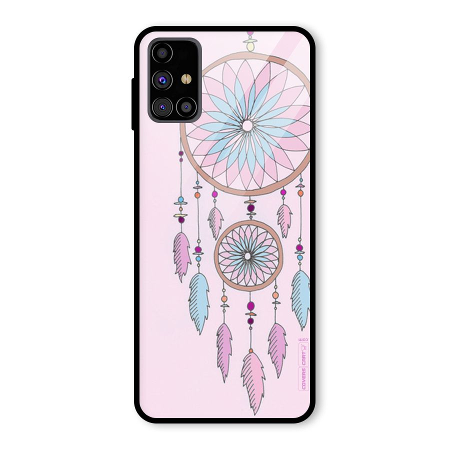 Pretty Dream Catcher Glass Back Case for Galaxy M31s
