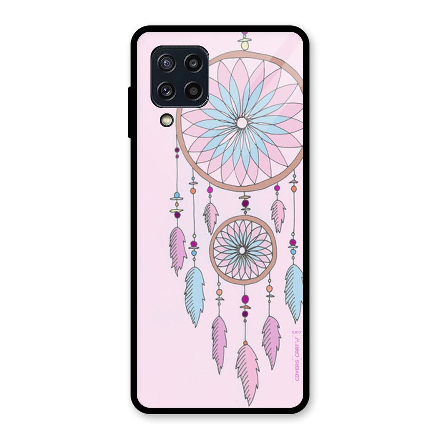 Pretty Dream Catcher Glass Back Case for Galaxy M32