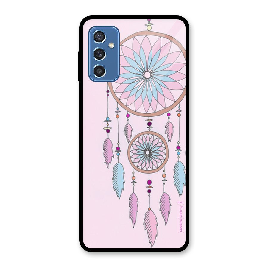 Pretty Dream Catcher Glass Back Case for Galaxy M52 5G