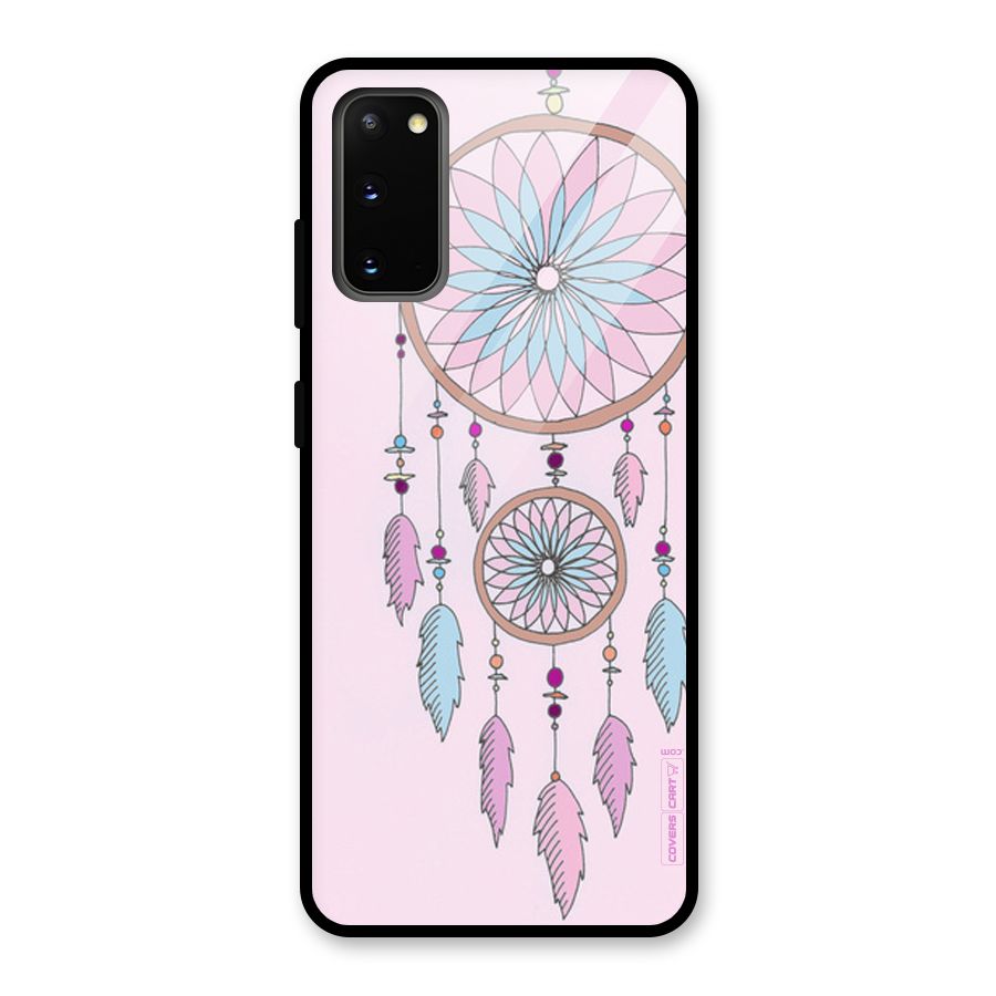 Pretty Dream Catcher Glass Back Case for Galaxy S20