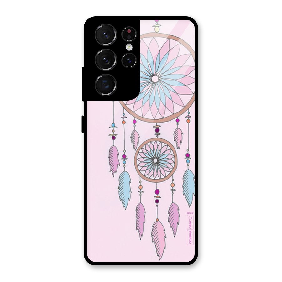 Pretty Dream Catcher Glass Back Case for Galaxy S21 Ultra 5G
