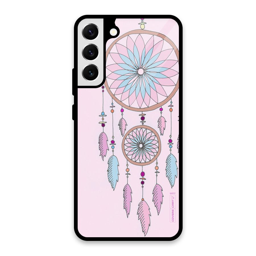 Pretty Dream Catcher Glass Back Case for Galaxy S22 Plus 5G