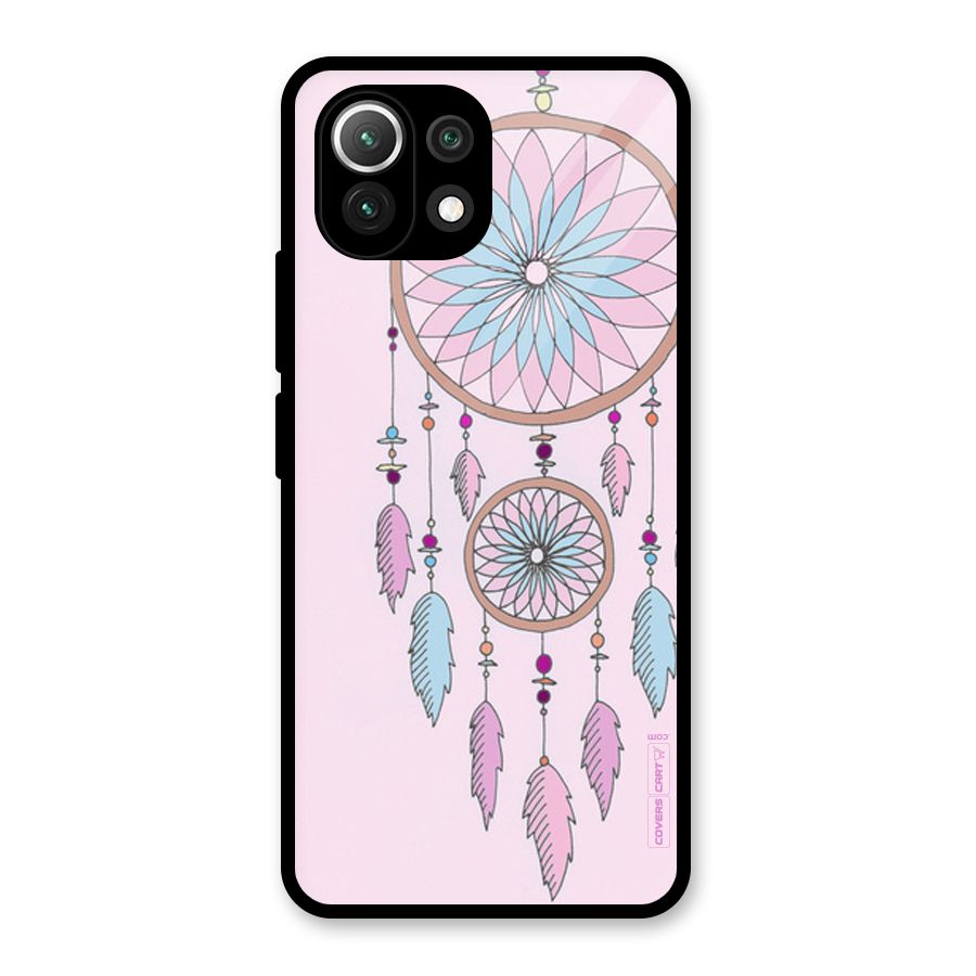 Pretty Dream Catcher Glass Back Case for Mi 11 Lite NE 5G