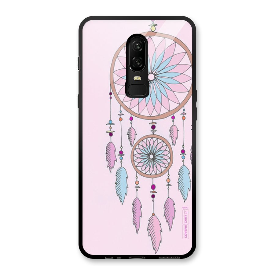 Pretty Dream Catcher Glass Back Case for OnePlus 6
