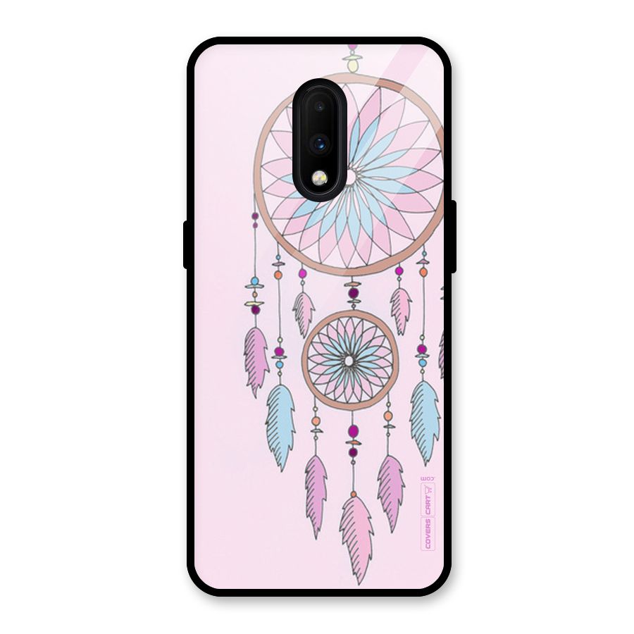 Pretty Dream Catcher Glass Back Case for OnePlus 7