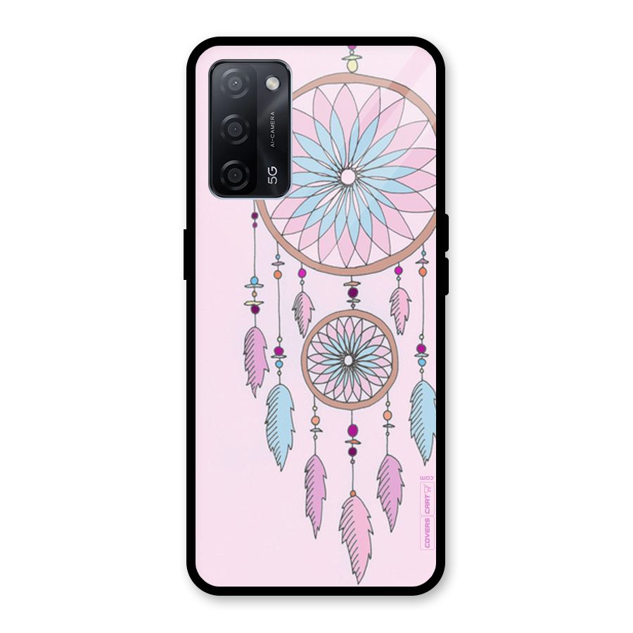 Pretty Dream Catcher Glass Back Case for Oppo A53s 5G